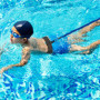 2,5-7,5 mètres de Ceinture de résistance réglable, Ceinture de Natation pour Enfants en Piscine, Aide à la Natation pour Toute P