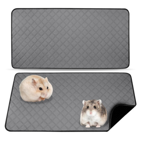 Tapis pour Cage De Cochon d'Inde,Lot De 2 120 * 60cm Tapis Educateur pour Cochon d'Inde,Tapis De Cage pour Cochon,Tapis pour Lap