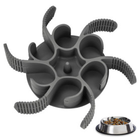 HWSWSH Gamelle Anti Glouton Chien Silicone Découpable, Insert Degamelle Anti-glouton Chat, Gamelle d'Alimentation Lente Animaux 