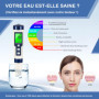 Testeur pH 5 en 1 avec compensation température, mesure pH, TDS, EC, salinité, température, affichage LCD, pour eau potable et p