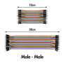 YXPCARS 240pcs Jumper Wires Kit Fils Cavaliers 10cm et 20cm Mâle à Femelle, Mâle à Mâle, Femelle à Femelle sans Soudure Breadboa