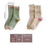 4 Paires Chaussettes Femme Chaussettes Florales Mignonnes Pour Femmes,Chaussettes Femme Fantaisie,Chaussettes Vintage en Coton à