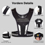 QIURUYUE Gilet de course pour homme et femme avec gourde - Léger - Réfléchissant - Support pour téléphone portable - Pour homme 