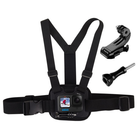 Suptig Support Pectoral, Sangle pectorale réglable, matériau Respirant pour gopro Hero 13 Hero 12 Hero 11 Hero 10 Hero 9 Hero 8 