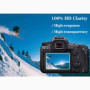ULBTER 90D Film de Protection d'Ecran pour Appareil Photo Canon EOS 90D et Housse de Sabot, Caméra Protecteur Verre Trempé Optiq