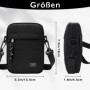 Sac à bandoulière Crossbody petit sac à Messenger Bag,Hommes téléphone portable sacs à bandoulière pour la vie quotidienne Voyag