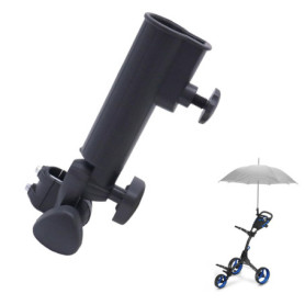DeWin Support à Parapluie Golf, Porte Parapluie pour Chariot de Golf Réglable Support en Plastique Universel Support à Tirer Vél
