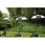 DeWin Support à Parapluie Golf, Porte Parapluie pour Chariot de Golf Réglable Support en Plastique Universel Support à Tirer Vél