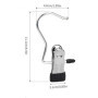 Cintre Pince Crochets,20pcs Crochet à Linge Portable Pinces à Linge en Métal Antidérapant - Pivotant à 360 ° Crochet à Linge Por