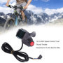 VGEBY1 3 Vitesses Throttle, Guidon de Vitesse de Bicyclette avec Indicateur de Tension Affichage LCD Commutateur de Vitesse