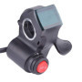 VGEBY1 3 Vitesses Throttle, Guidon de Vitesse de Bicyclette avec Indicateur de Tension Affichage LCD Commutateur de Vitesse