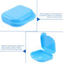 SUPVOX 10 pièces Boîtes de Rangement pour Appareil Dentaire Boîte orthodontique Dentaire Transparente Cas de Prothèse Dentaire D