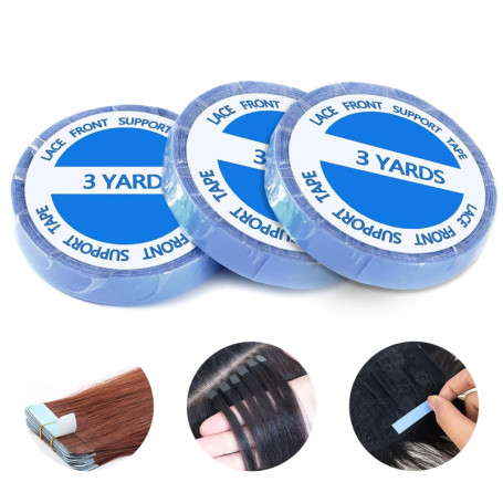 3 Rouleau Bande Adhesive Extension, TPU Matériel Bande d’Extension 0.8CM Extension Adhesive Imperméable 3Yards Collant et Durabl