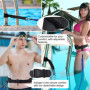2,5-7,5 mètres de Ceinture de résistance réglable, Ceinture de Natation pour Adultes en Piscine, Aide à la Natation pour Toutes 