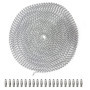BetterJonny 6M Chaîne à Billes, Chaîne en Acier Inoxydable de 3,2 mm avec 20 Connecteurs Correspondants Chaîne Boule Chaîne à Ro