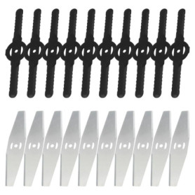 YSJCHEBS Lames De Débroussailleuse 20 Pièces, Lames De Rechange pour Tondeuse À Gazon, Lames De Rechange pour Tondeuse À Gazon É