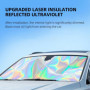 1 Pare-Soleil De Voiture Et 1 Sac De Rangement, Bouclier Thermique De Protection Solaire, Pare-Brise, Équipement De Protection S