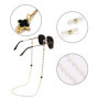 3 Pièces Chaîne De Lunettes Trèfle À Quatre Feuilles, Chaîne De Lunettes Chanceuse, Chaîne De Lunettes Antidérapante, Chaîne De 