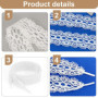 EHDWXVZM 1 Paire De Lacets De Dentelle Blanche Et 2 Morceaux De Décorations De Chaussures D'Arc, Lacets Mignons Et Simples, Acce