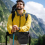 FUZVOL Sac de magnésium noir pour escalade avec ceinture réglable et cordon de serrage. Peut être suspendu à la taille pour l'es