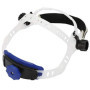 Casque de soudage avec bandeau intégré absorbant la transpiration réglable (blanc)