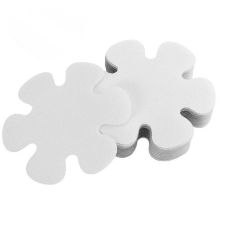 20 pièces Autocollants de Baignoire antidérapants en Forme de Fleur Bandes de roulement de Douche de sécurité Appliques antidéra