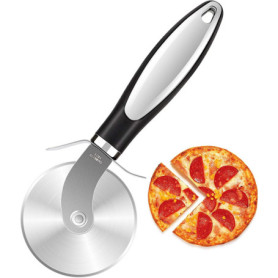 Roulette Pizza, Coupe Pizza - Découpe Pizza en INOX, Coupante Couteau de Pizza, Pizza Cutter, Nettoyage Facile au Lave Vaisselle