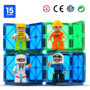 Playmags Ensemble communautaire de 15 Grandes Figurines magnétiques – 3 Pouces Play People, Parfait pour Les Jouets magnétiques 