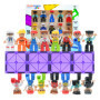 Playmags Ensemble communautaire de 15 Grandes Figurines magnétiques – 3 Pouces Play People, Parfait pour Les Jouets magnétiques 