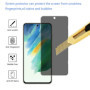 YIFNTANG [2 Pièces] Verre Trempé Anti-espion pour Samsung Galaxy S21 FE 5G,9H Dureté, Anti Rayures,Sans Bulles,Privacy Protectio