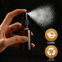 Litimkat 5pcs Flacon Spray Verre Vide Brun, 2 flacons 50 ml, 3 flacons 30 ml,avec brume fine petit atomiseur de parfum avec outi