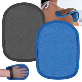 JAMSSOW Lot de 2 Gants d'élimination du Sable de Plage, Sacs d'élimination du Sable réutilisables, Brosse à Sable de Plage, Bros