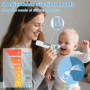 Mouche Bebe Electrique | Mouche Bébé Électrique, Aspirateur Nasal Bebe Electrique avec 3 Embouts En Silicone Souple, 5 Niveaux D