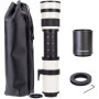 JINTU 420-1600 mm f/8.3 HD téléobjectif Zoom Manuel pour appareils Photo Reflex Canon Nikon 4000D 2000D T7 T7i T6 T6i T5 T5i 80D