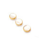 Alnicov Plaqué Or Blanc Shell Incrustations Boutons De Doigt De Trompette Pour Trompette De Remplacement Lot de 3