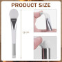 2 Lot de Pinceaux Masque Facial en Silicone À Double Extrémité, Pinceau Masque Silicone Souple, Pinceau de Beauté en Silicone, A