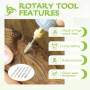 EPLZON rotatif HSS outil de gravure 1/8 "outil universel avec poignée DIY gravure perçage miniature gravure pour l’artisanat du 