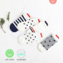 10 Paires Chaussettes de Cheville pour Femmes, Coton Mignon Amour Coeur Rayé Conception Dames Chaussettes Courtes Respirantes po