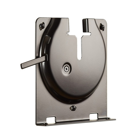 Sanus Support Mural pour amplificateur Sonos – Design Fin Noir avec loquet verrouillable pour Plus de sécurité – Support Discret