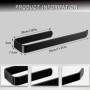 GIUSOBG Porte Serviettes Mural en INOX 29cm Porte Serviette Salle de Bain Noir Porte Servie tte Salle de Bain PorteTorchon Autoc