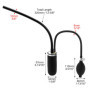 QWORK® Adaptateur Universel D'admission Facile, Testeur de Fumée pour Voiture, Détecteur de Fuite de Fumée Automobile, pour Tuya