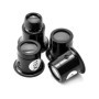 QWORK® 4 pièces loupe d'horloger loupe de bijoutier 5X 10x 15x 20x loupes monoculaires pour électricien, bijoutier, horloger, Ar