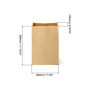 QWORK® 50 pièces sacs en papier kraft, sacs en papier, pour emballage cadeau, stockage quotidien, déménagement, 30.5 × 20 × 12.5