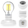 QWORK® 4 Pièces Douille ampoule E27, douille à vis E27 avec base en céramique, AC 220V douille de lampe, pour ampoules LED