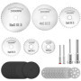 QWORK® 32 Pièces disques de coupe, rotatifs outils accessoires kit avec disques en résine, pour coupes précises dans le métal, l