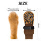 AOOTUERL Lot de 2 paires de chaussettes antidérapantes pour chien - Protection des pattes - Réglables - Antidérapantes - Pour év