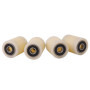 Lot de 4 rouleaux en nylon de 30 mm de diamètre et 40 mm de large, roulement de 8 mm usinés avec précision dans l'UE (30-40-8)