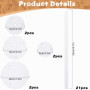 Kureny Planches à Gâteaux, Support Gateau, 7pcs Base de Gâteau (9/12/16/20cm), 21pcs Goujons à Gâteau, Support à Gâteau Multicou