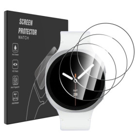 Pollachi Verre Trempé pour Samsung Galaxy Watch 8 (40mm)(Lot de 3) Film en Protection ecran,Dureté 9H,Sans Bulles,Anti Rayures V