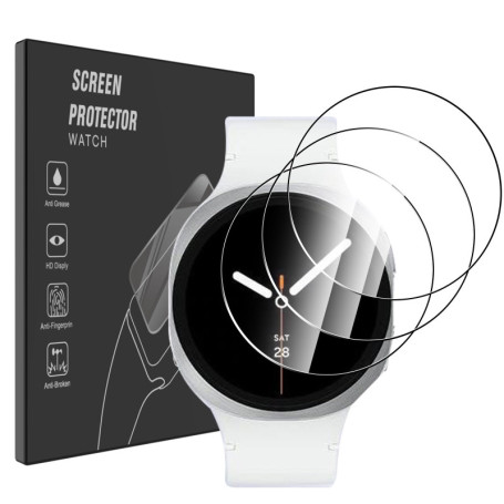 Pollachi Verre Trempé pour Samsung Galaxy Watch 8 (40mm)(Lot de 3) Film en Protection ecran,Dureté 9H,Sans Bulles,Anti Rayures V